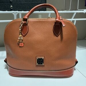 Dooney & Bourke Caramel Brown Satchel